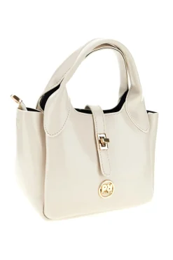 Borsa beige con foulard Prima riga BAGPITT005-B