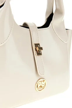 Borsa beige con foulard Prima riga BAGPITT005-B