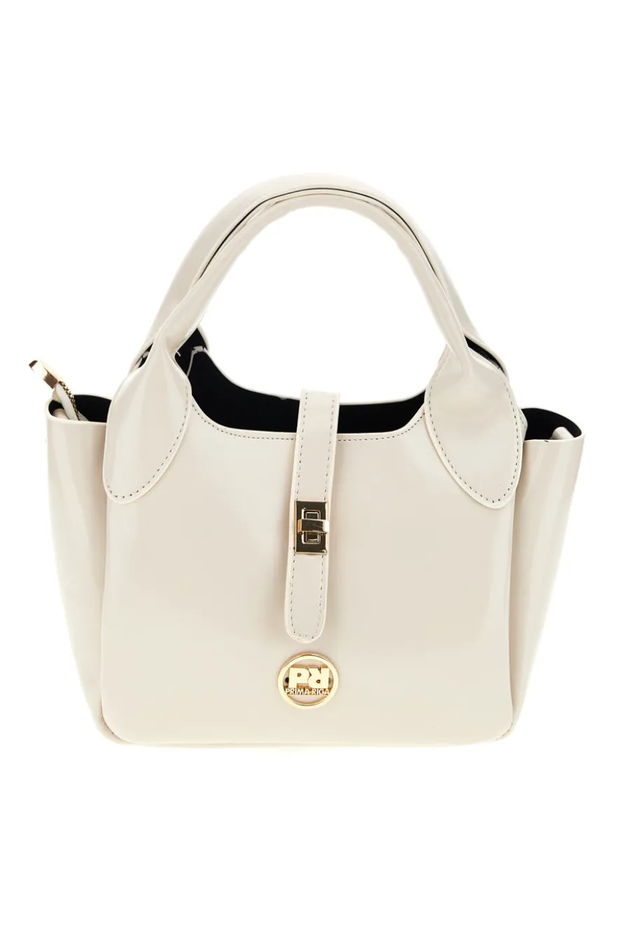 Borsa beige con foulard Prima riga BAGPITT005-B