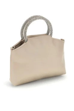Borsa beige con manico gioiello Nbg SERA/1281
