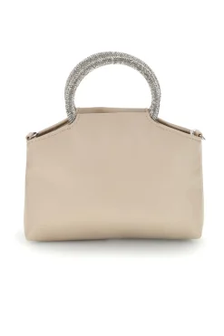 Borsa beige con manico gioiello Nbg SERA/1281