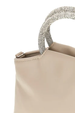 Borsa beige con manico gioiello Nbg SERA/1281