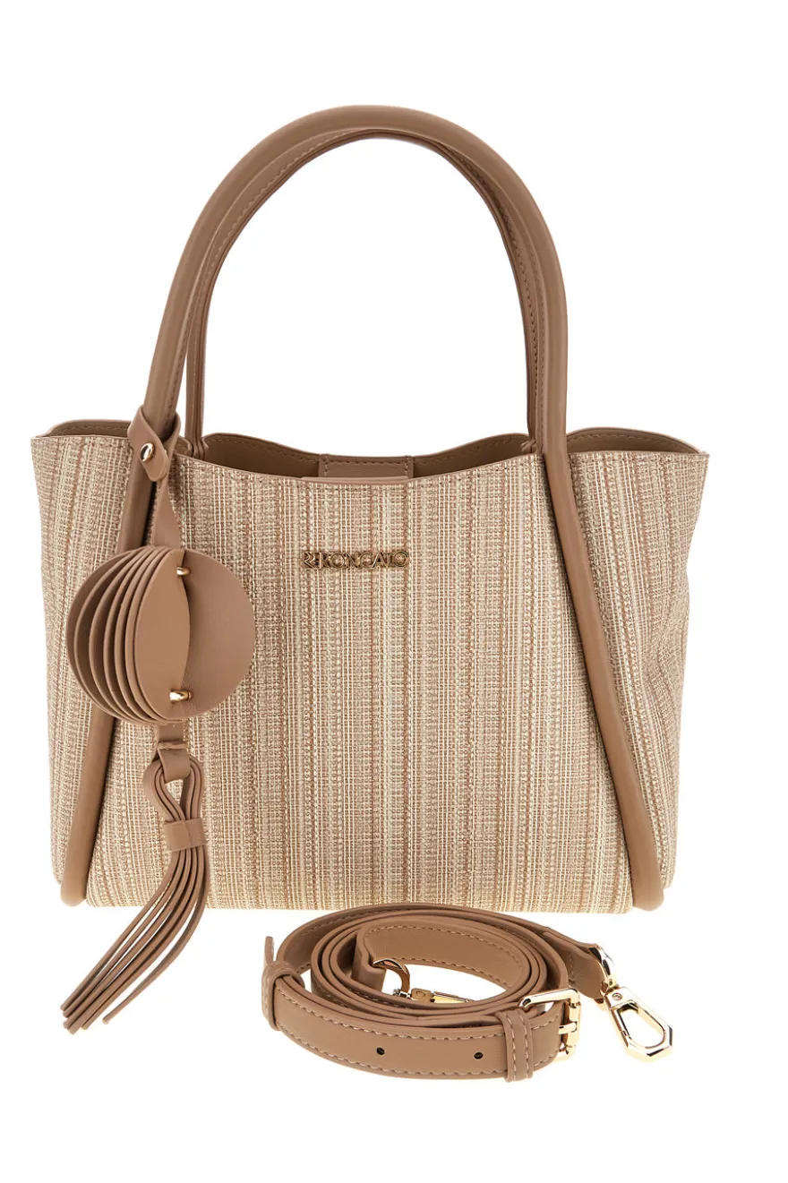 Borsa beige con tracolla Roncato R5379
