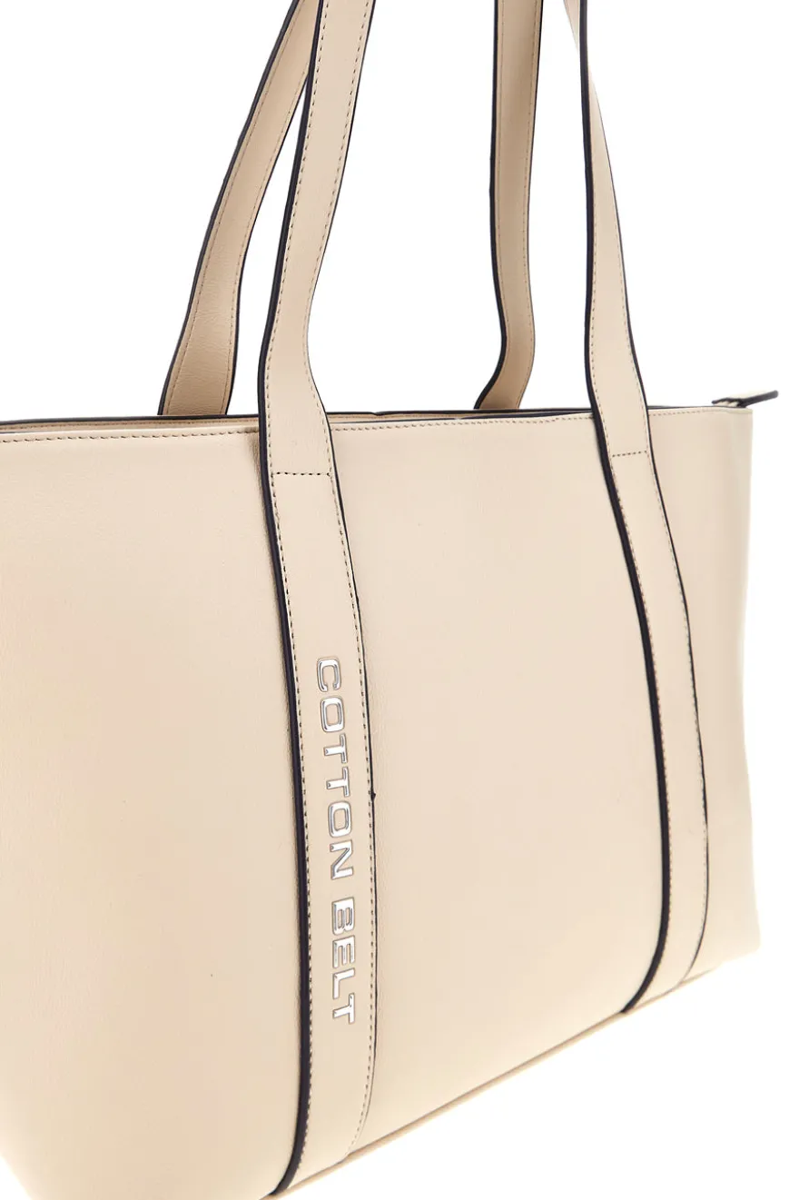 Borsa beige shopper Cotton belt 19,040,B001