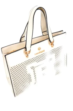 Borsa Bianco Panna con tracolla removibile Laura Biagiotti EMBARK