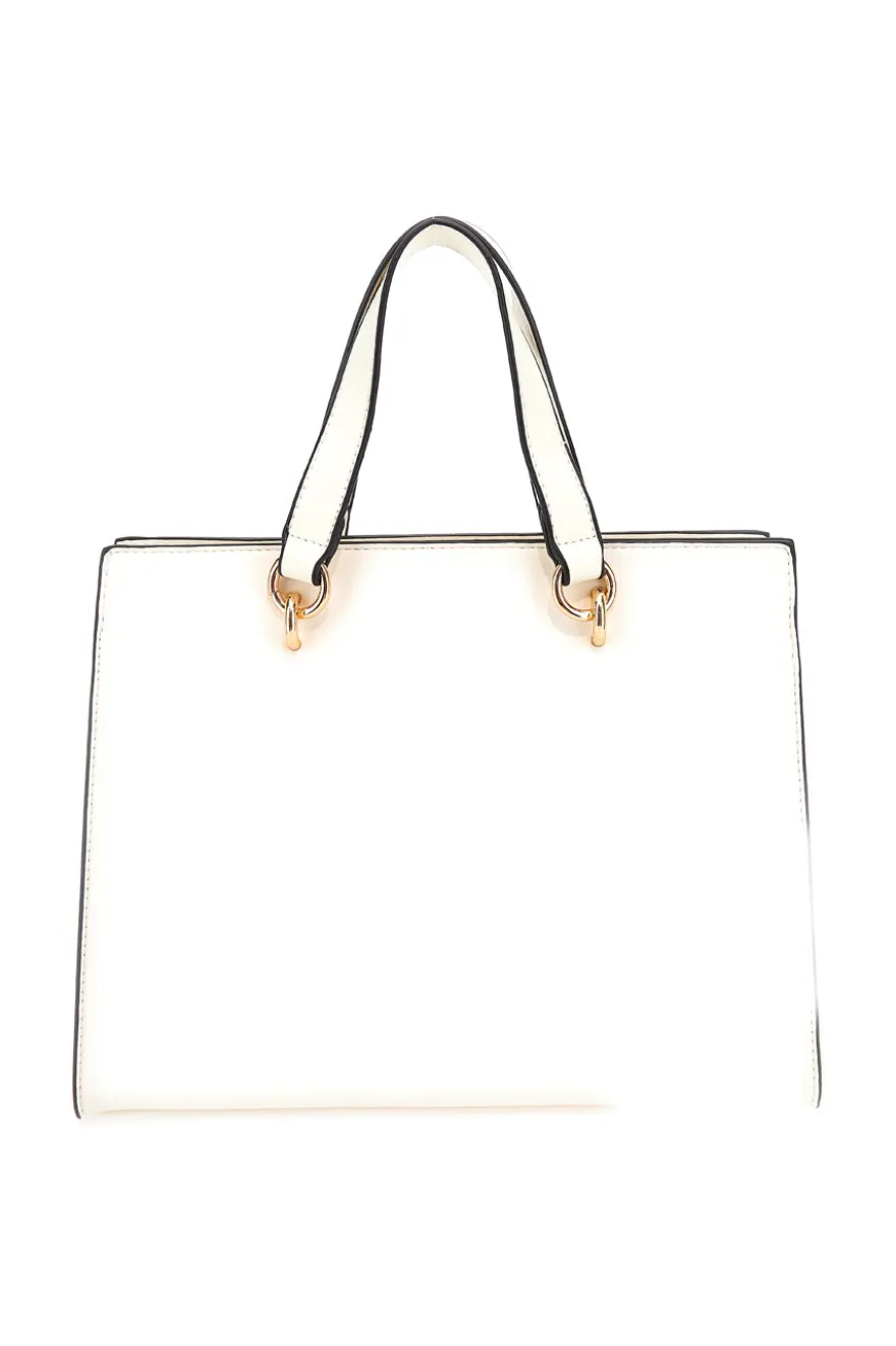 Borsa Bianco Panna con tracolla removibile Laura Biagiotti EMBARK
