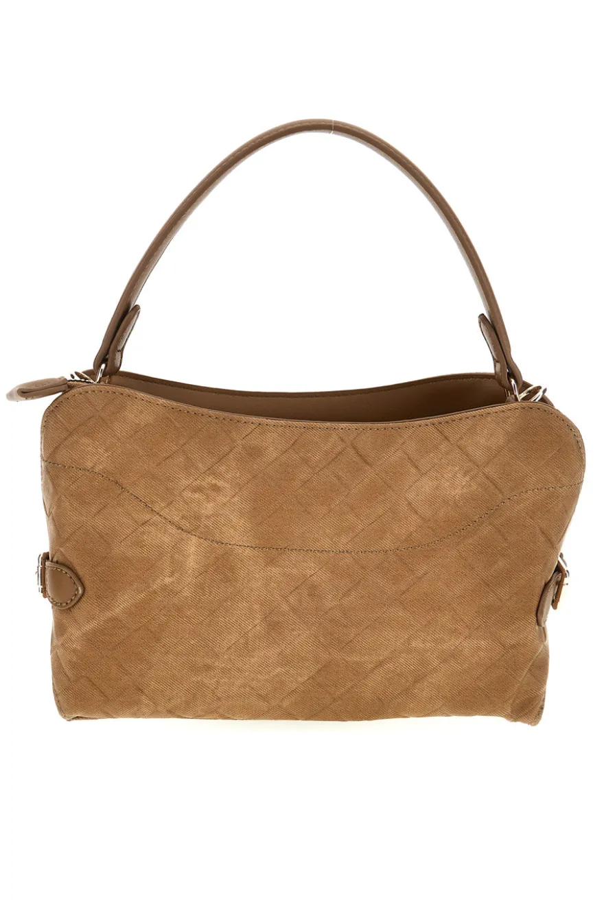 Borsa color Cuoio con tracolla removibile Roncato R5390