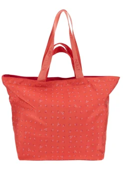 Borsa corallo fantasia con manici Naj-oleari 61476/MIAP2