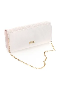 Borsa da sera rosa a mano con tracolla rimovibile COVERI COLLECTION SERA 099
