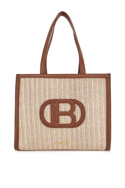 Borsa da spalla effetto intrecciato Laura Biagiotti AMPUR
