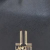 Borsa hobo nera con portamonete a cuore Lancetti LL25W-100-3