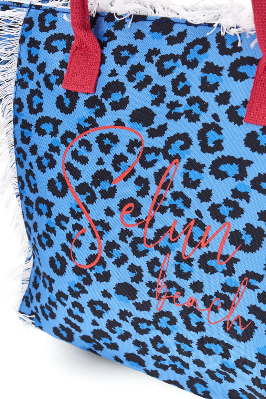 Borsa mare blu animalier Selun 261004