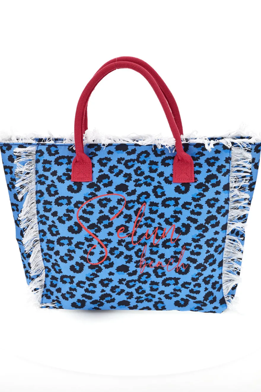 Borsa mare blu animalier Selun 261004