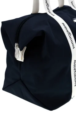 Borsa Mare Blu in Tessuto con Manici con Logo Tommy Jeans 18461