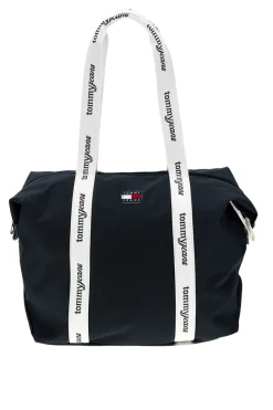 Borsa Mare Blu in Tessuto con Manici con Logo Tommy Jeans 18461