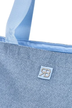 Borsa mare celeste con zip Renato Balestra 61030/MIAB3