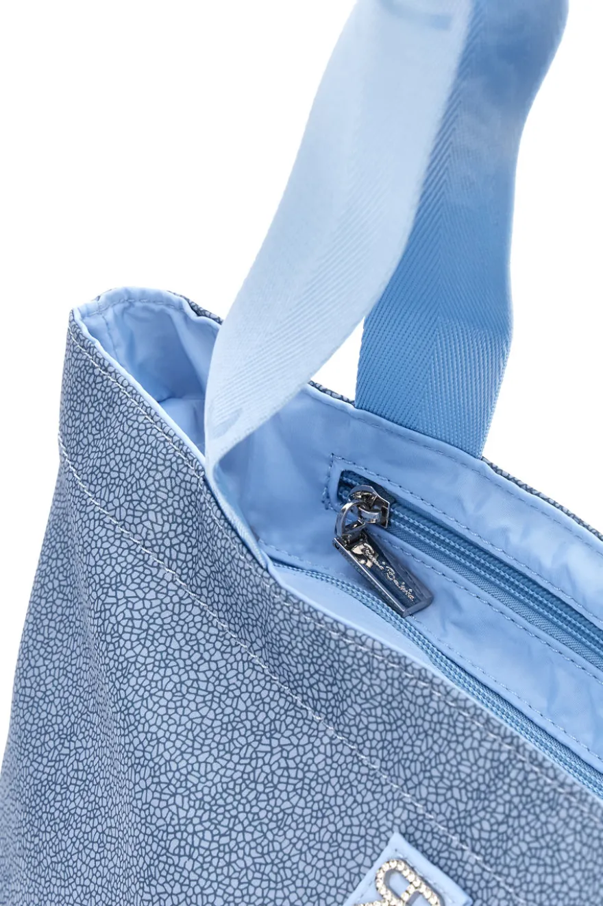 Borsa mare celeste con zip Renato Balestra 61030/MIAB3