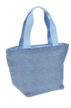 Borsa mare celeste con zip Renato Balestra 61030/MIAB3