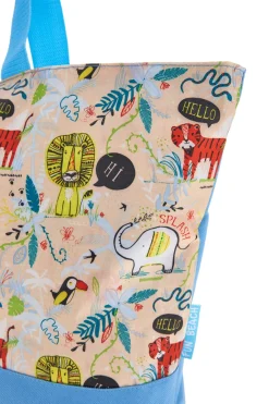 Borsa Mare Multicolor Con Animali Fun Beach 21R02