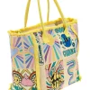 Borsa mare multicolore con frange Basile BA23721