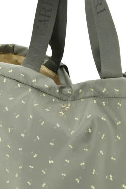 Borsa mare verde fantasia trasformabile in zaino Naj-oleari 61988/MIAP2