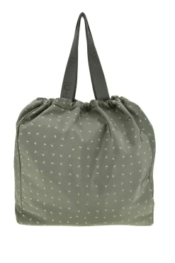 Borsa mare verde fantasia trasformabile in zaino Naj-oleari 61988/MIAP2