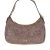 Borsa marrone a fantasia con tracolla removibile Basile BA1276TAP