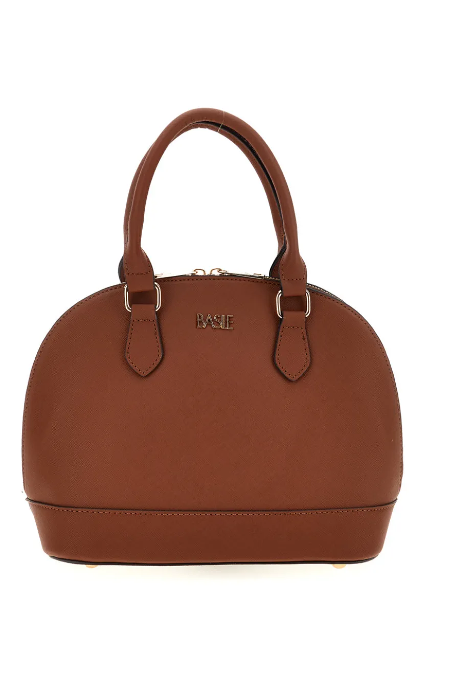 Borsa marrone con tracolla Basile BA1273SAF23
