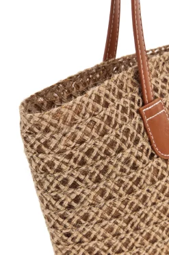 Borsa naturale intrecciata Selun 261002/E