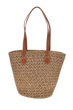 Borsa naturale intrecciata Selun 261002/E