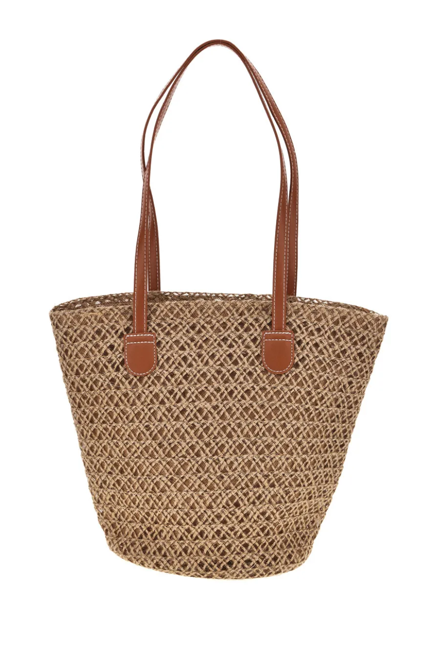 Borsa naturale intrecciata Selun 261002/E