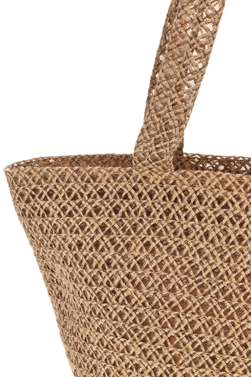 Borsa naturale intrecciata Selun 261002/D