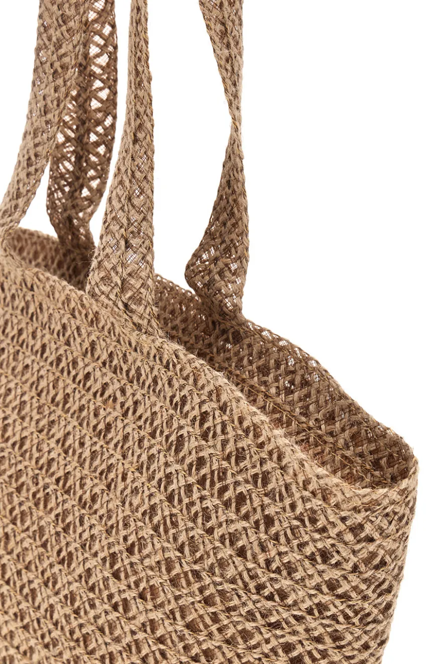 Borsa naturale intrecciata Selun 261002/D