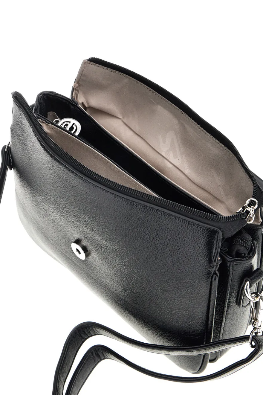Borsa nera a tracolla Emma Spagnesi PU9015