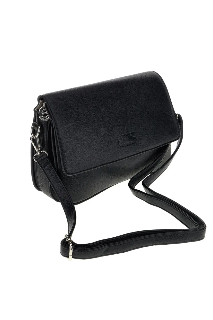 Borsa nera a tracolla Emma Spagnesi PU9015