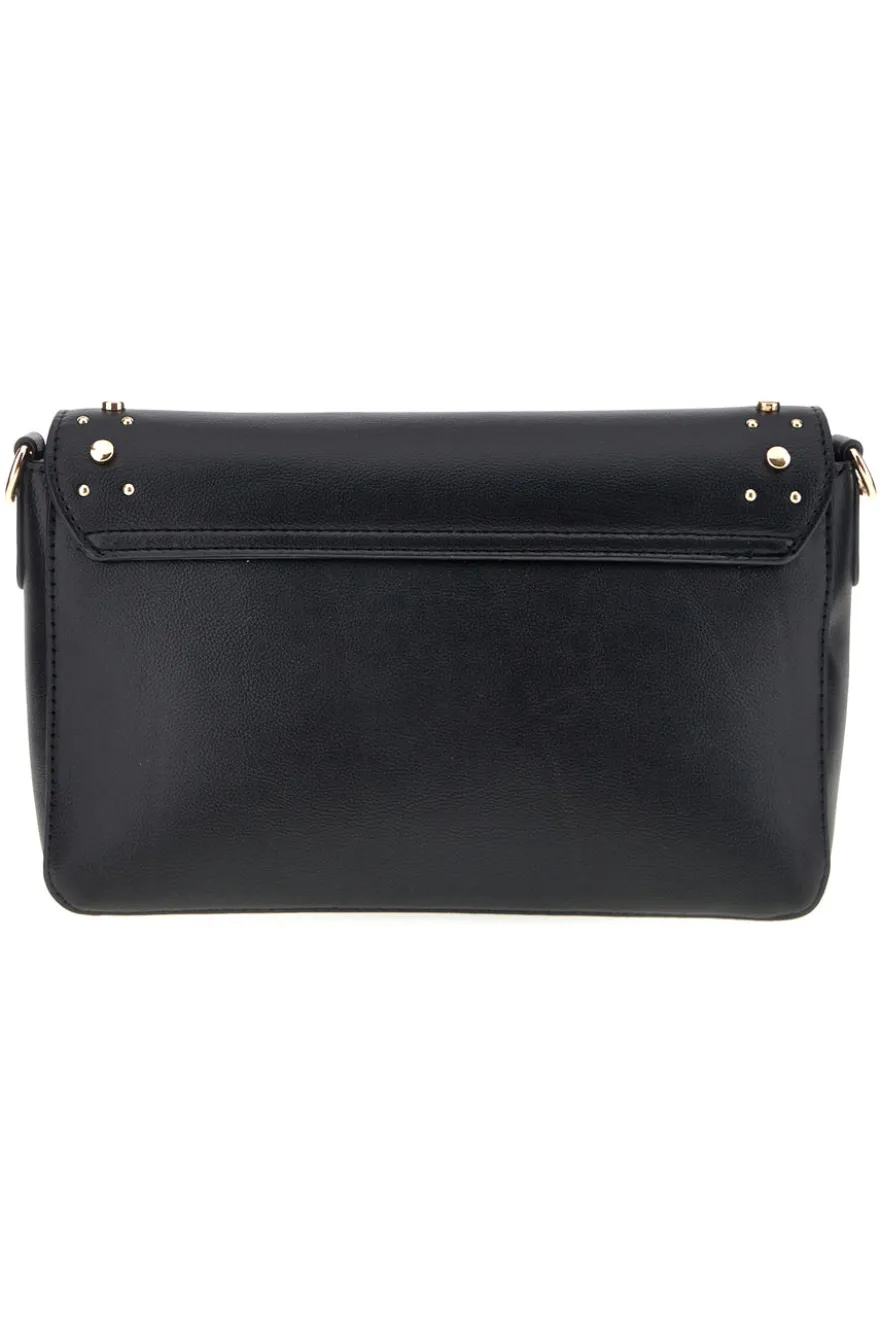 Borsa nera borchie e tracolla Guido vietri K30,376,B016