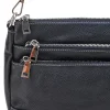Borsa nera con manico corto e tracolla inclusi First Lady SL 18852