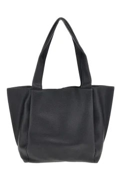 Borsa nera con patta e manici Prima riga BAGPITT002-B