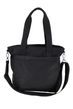 Borsa nera con tracolla e manici Me & me 2331
