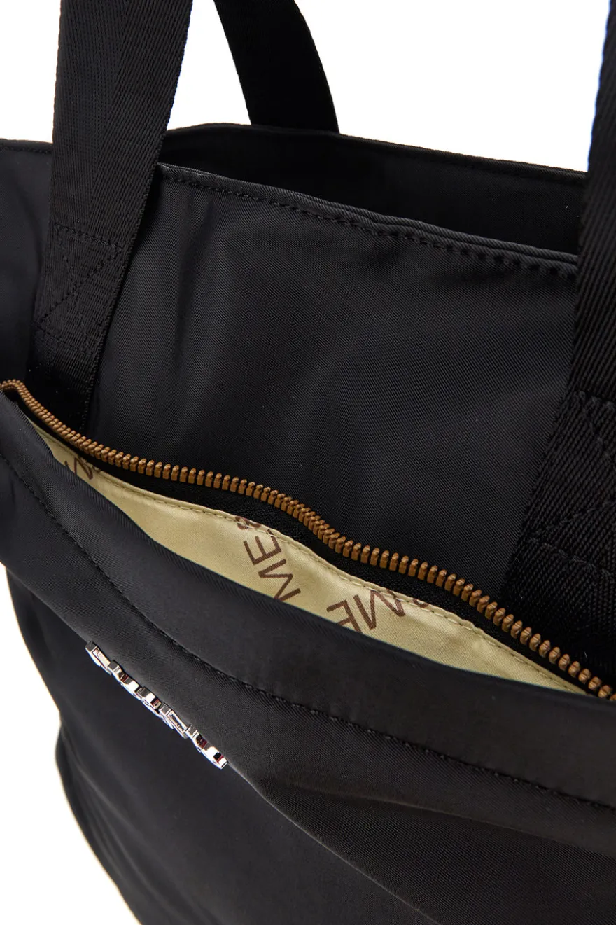 Borsa nera con tracolla e manici Me & me 2331