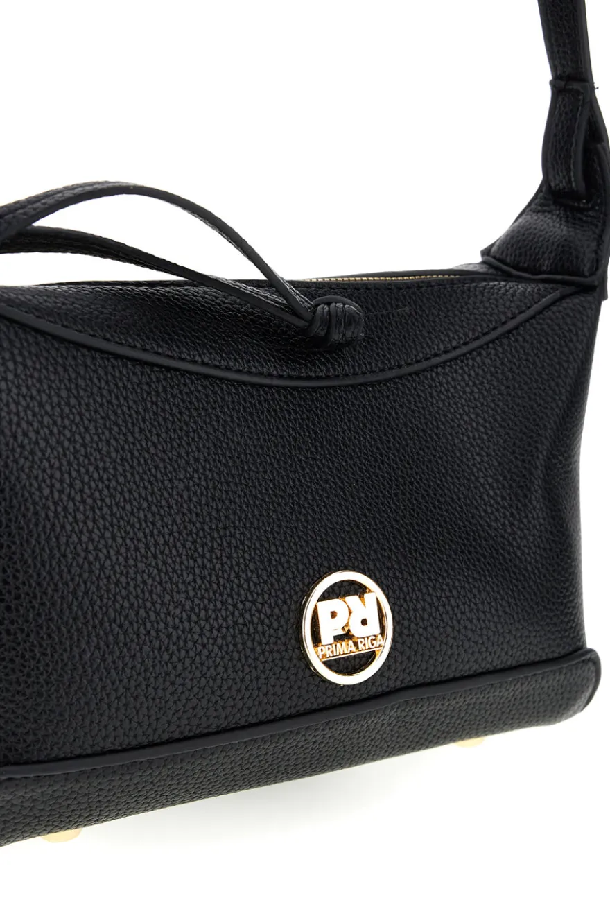 Borsa nera con tracolla Prima riga BAGPITT003-B