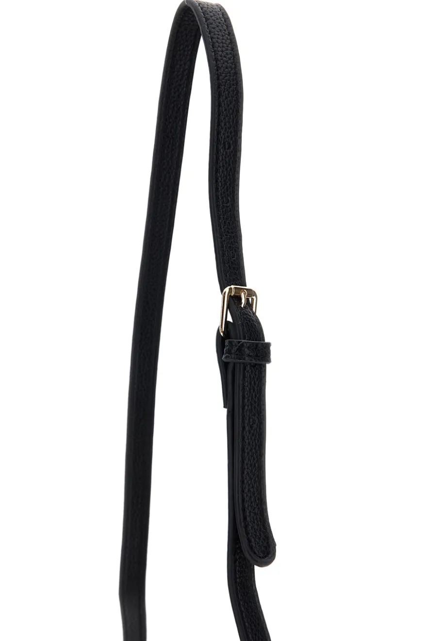 Borsa nera con tracolla Prima riga BAGPITT003-B