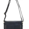 Borsa nera in vera pelle con patta Basile CLASS BA3542TI