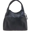 Borsa nera in vera pelle con manici doppi Basile CLASS BA3671TI
