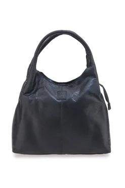Borsa nera in vera pelle con manici doppi Basile CLASS BA3671TI