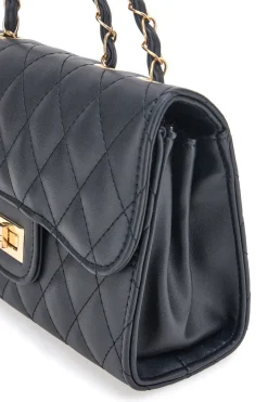 Borsa nera trapuntata con manico PRIMA RIGA SPA TALIA