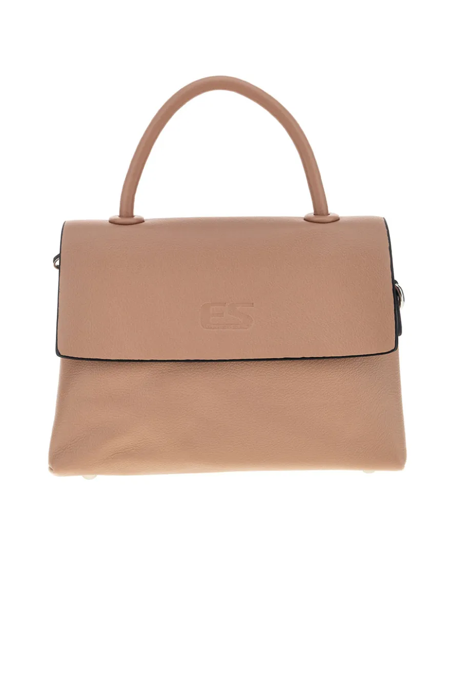 Borsa nude a mano con tracolla Emma spagnesi PU8901