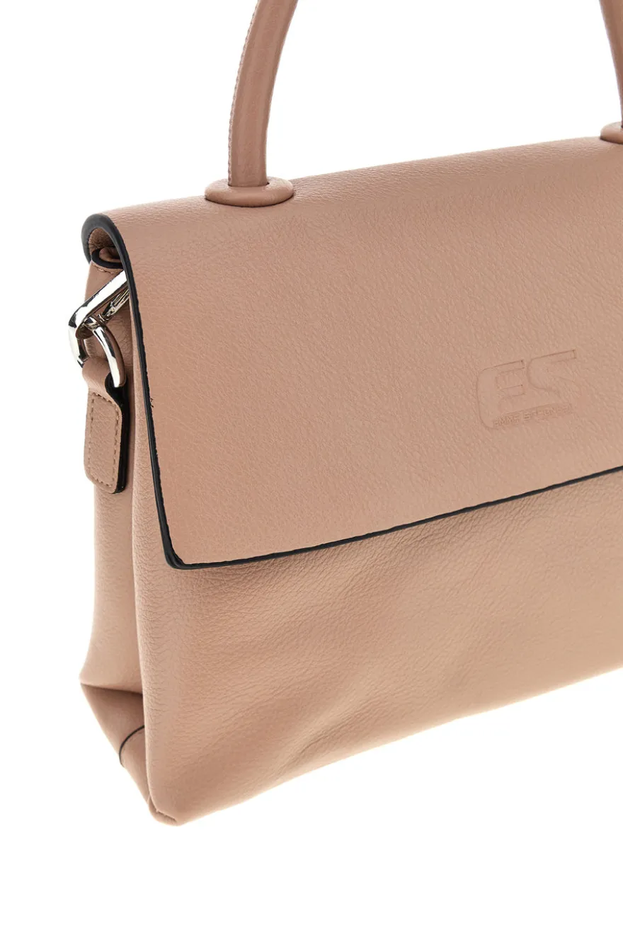 Borsa nude a mano con tracolla Emma spagnesi PU8901