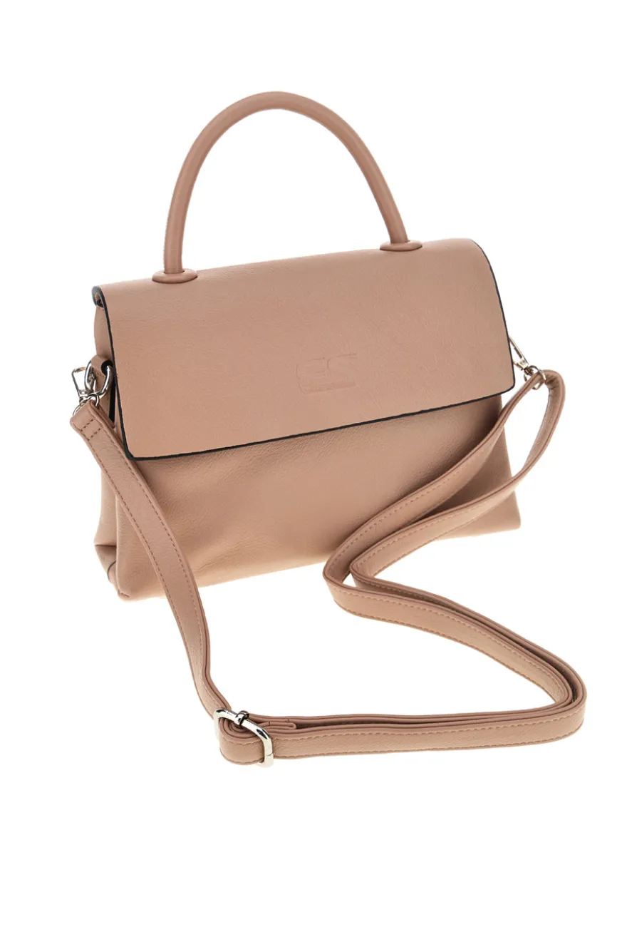 Borsa nude a mano con tracolla Emma spagnesi PU8901