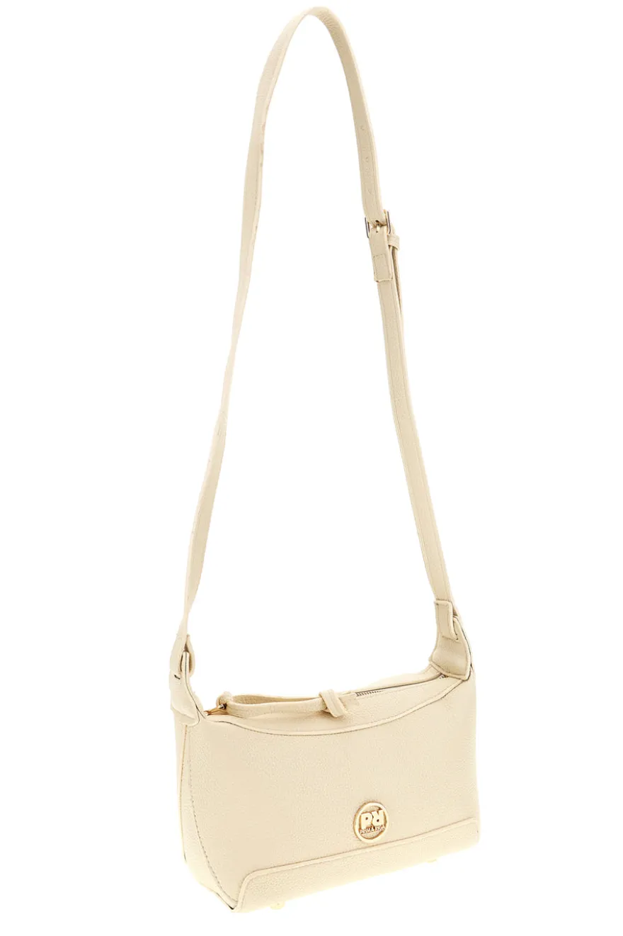 Borsa panna con tracolla Prima riga BAGPITT003-B